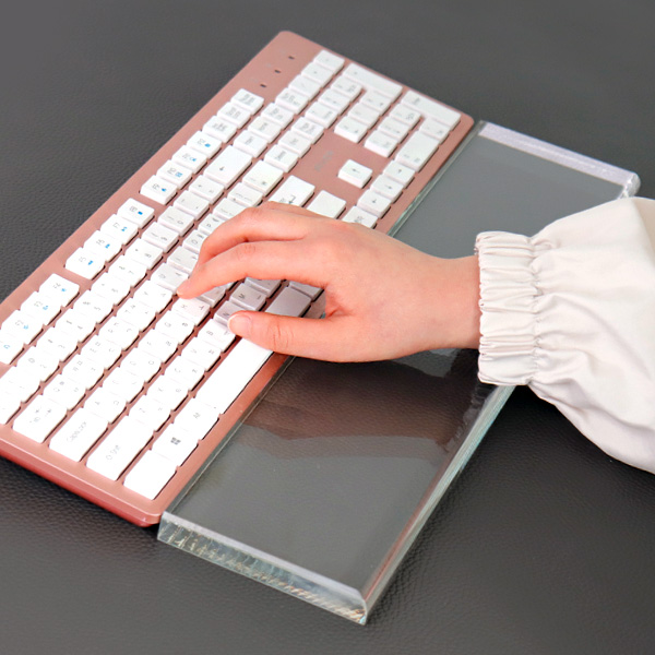 키보드 손목 받침대 투명 팜레스트 아크릴 보호대 패드