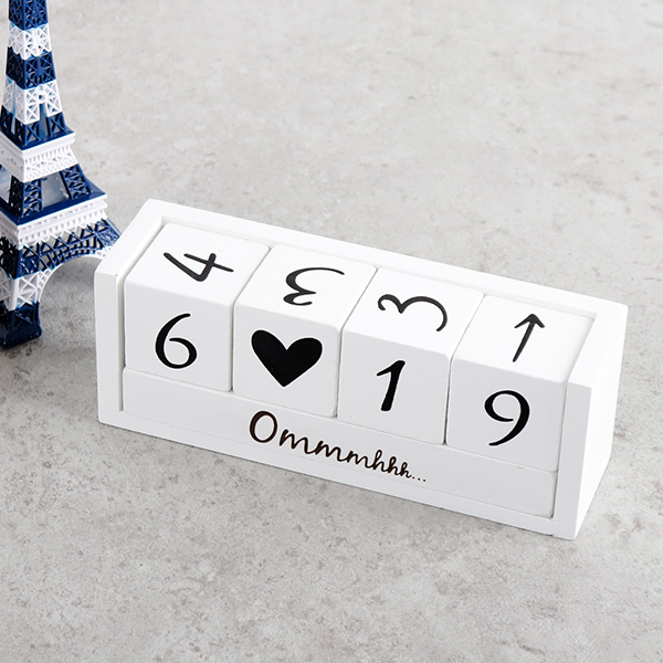 원목 우드 디데이 달력 YJ 미니 탁상달력 디데이달력