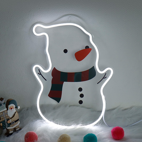 LED 눈사람 네온사인 조명 YJ크리스마스 선물 무드등