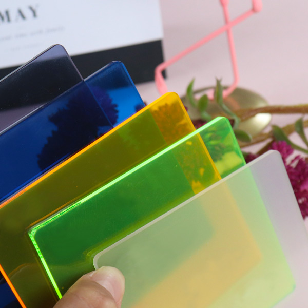 반투명 아크릴 칼라 투명 백색 불투명 검정 스모그 형광 스리 재단(자동계산) 