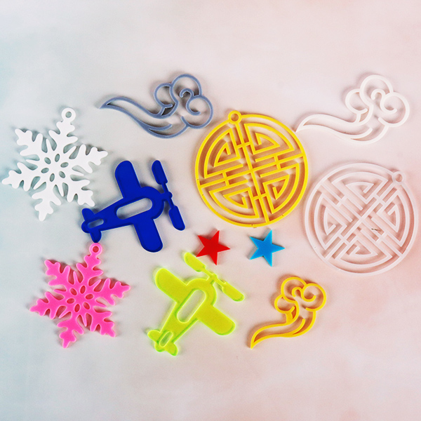 아크릴 레이저 복잡한 도형 가공 자유재단 아크릴가공 (자동계산) 