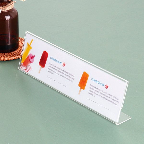 아크릴 POP 단면 쇼케이스<BR>25 x 7 cm (DL25070)