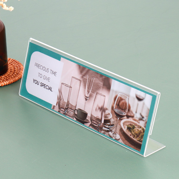 아크릴 POP 단면 쇼케이스<BR>25 x 8 cm (DL25080)