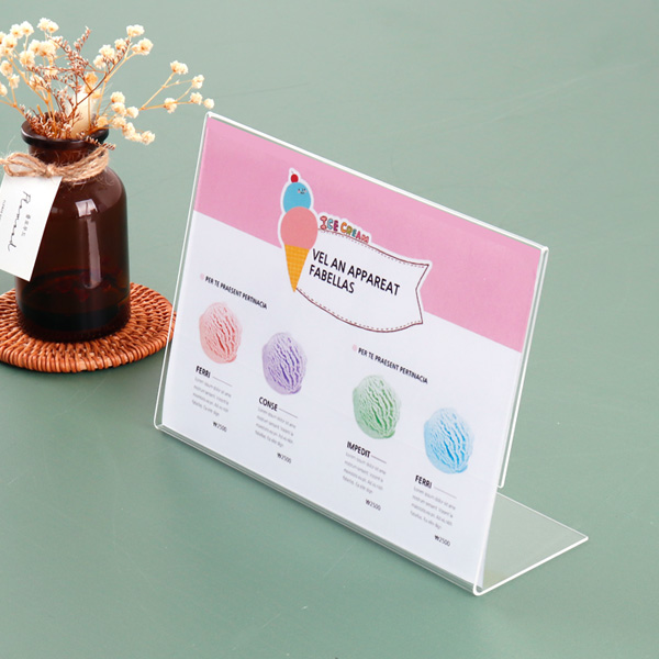 아크릴 단면쇼케이스 A5 가로 100개 세트 21 x 14.8 cm