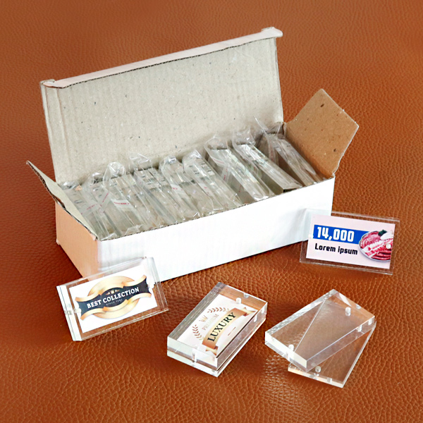 투명 아크릴 프라이스칩 고급형 가격표 매장 가게 가격표시 JF0605