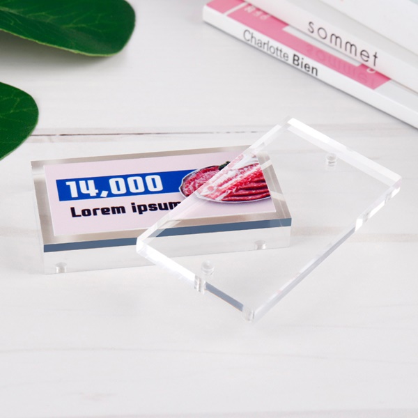투명 아크릴 프라이스칩 가게 매장가격표 고급형 가격표시_JF0605