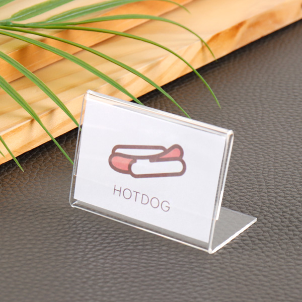 아크릴가격표 단면 6 x 4cm