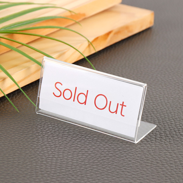 아크릴가격표 단면 7.5 x 3.5cm