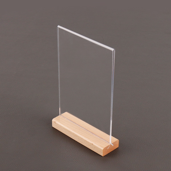 T자형 꽂이 우드 POP A4 A5 A6 스탠드 양면 메뉴판