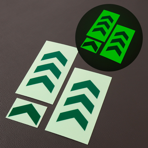 비상구 방향유도 축광 스티커 비상대피로 EXIT 피난로 소방인증