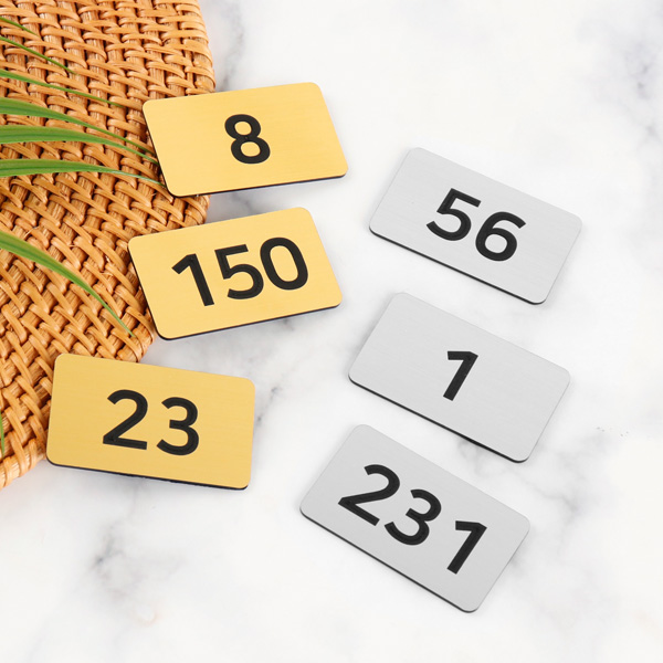 메탈 사각 테이블 번호 스티커 락커 식당 넘버링