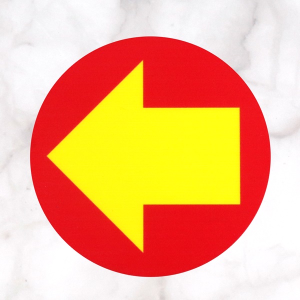 원형 바닥 스티커 원형 방향표시 바닥 표시