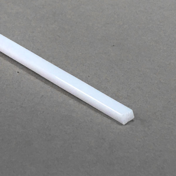 아크릴 쫄대 백색 사각 5x3mm 길이50cm