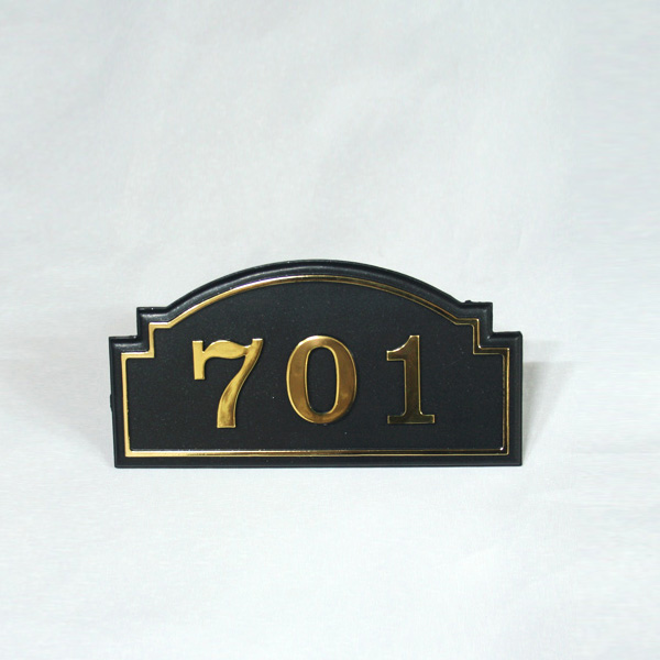 호실 14 x 7cm 검정지붕 룸넘버