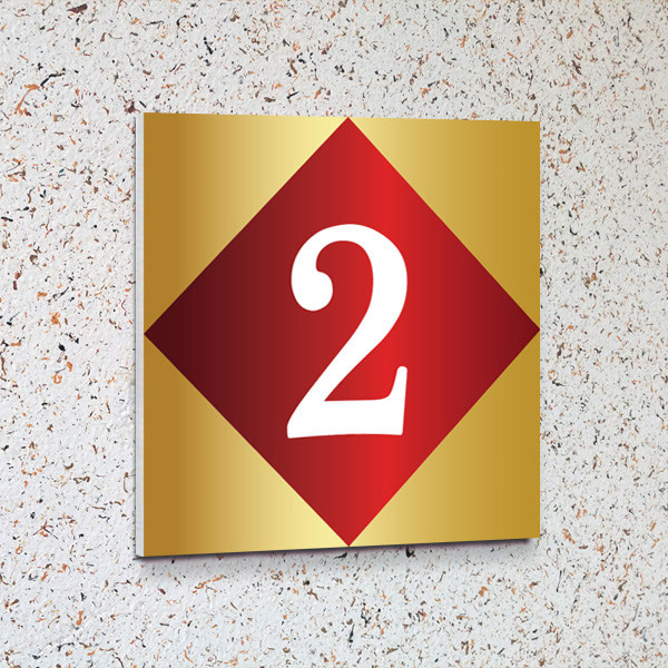 층표시 13x13cm 포맥스UV인쇄 계단표시