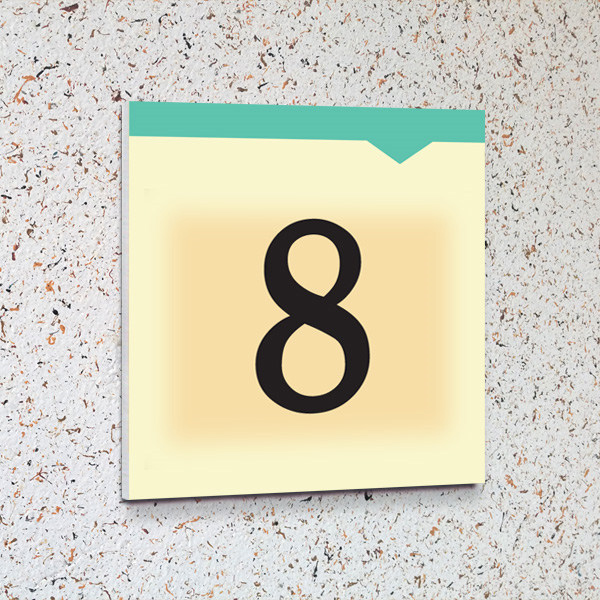 층표시 13x13cm 포맥스UV인쇄 층별표시