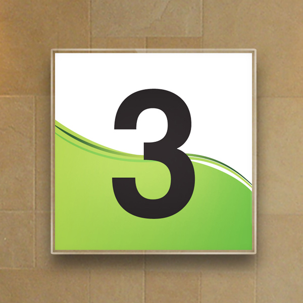 층표시 15x15cm 3T 아크릴 층별표시