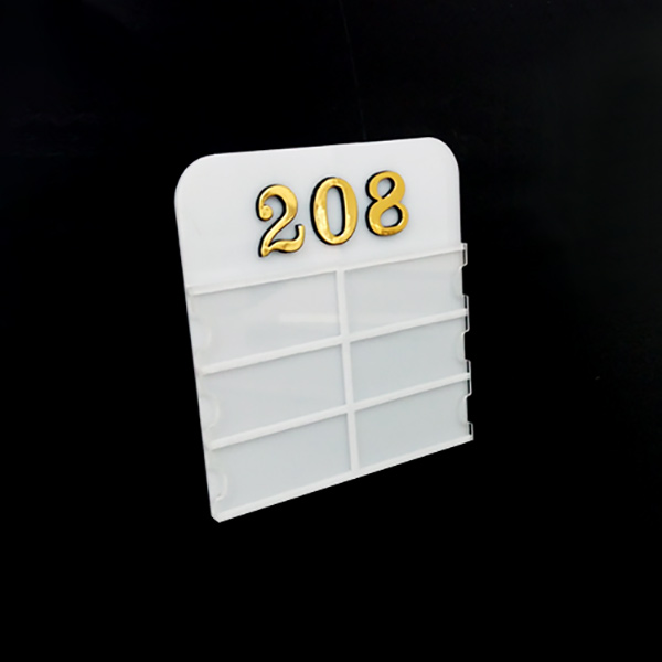 호실 네임판 6인 150x158mm 종이꽂이