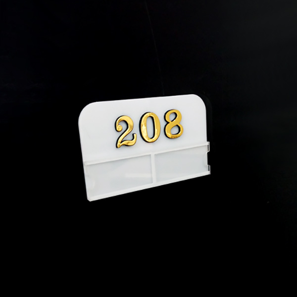 호실 네임판 2인 150x90mm 종이꽂이