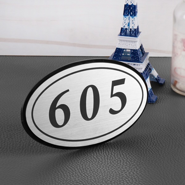 메탈아크릴 사인 실버 호실판NSBR03 코팅판 현관문패 룸넘버 아파트호수