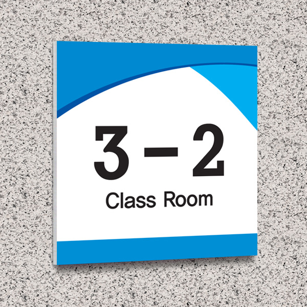 표찰 부착형 20x20cm 5T 포맥스 간판 실명패