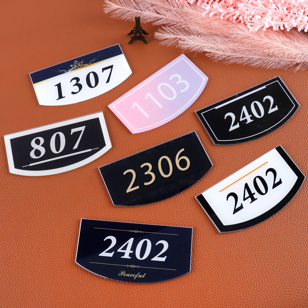 아크릴 호실판  아파트 호수 룸넘버 UV인쇄 도어사인