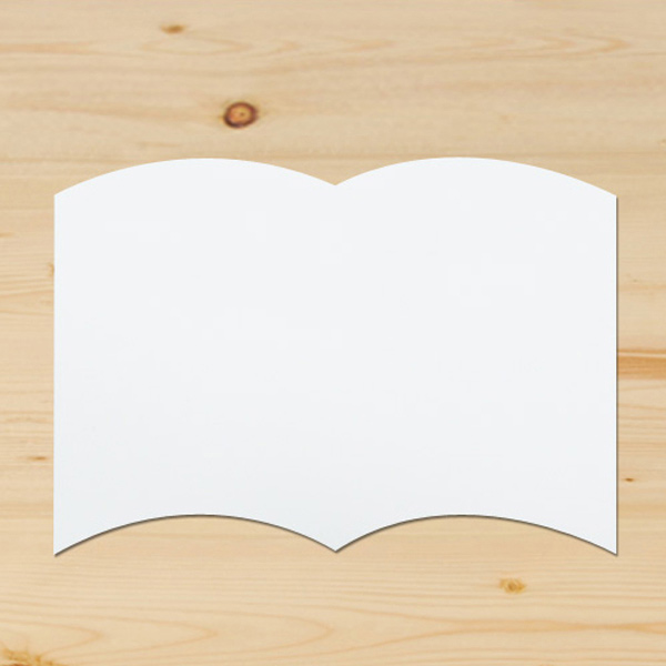 수목 표찰 무지 명패 명찰 책모양 걸이 233 x 165 이름표 (스프링포함)