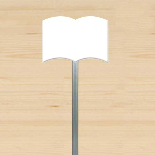 수목 표찰 무지 명패 명찰 책모양 알루미늄 233x165