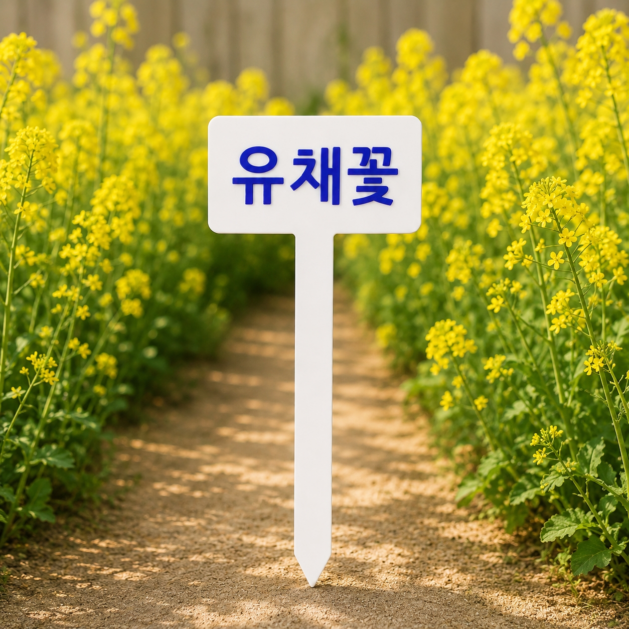 미니수목표찰  꽂이형  사각 90 x 50 mm 꽃 화분이름표